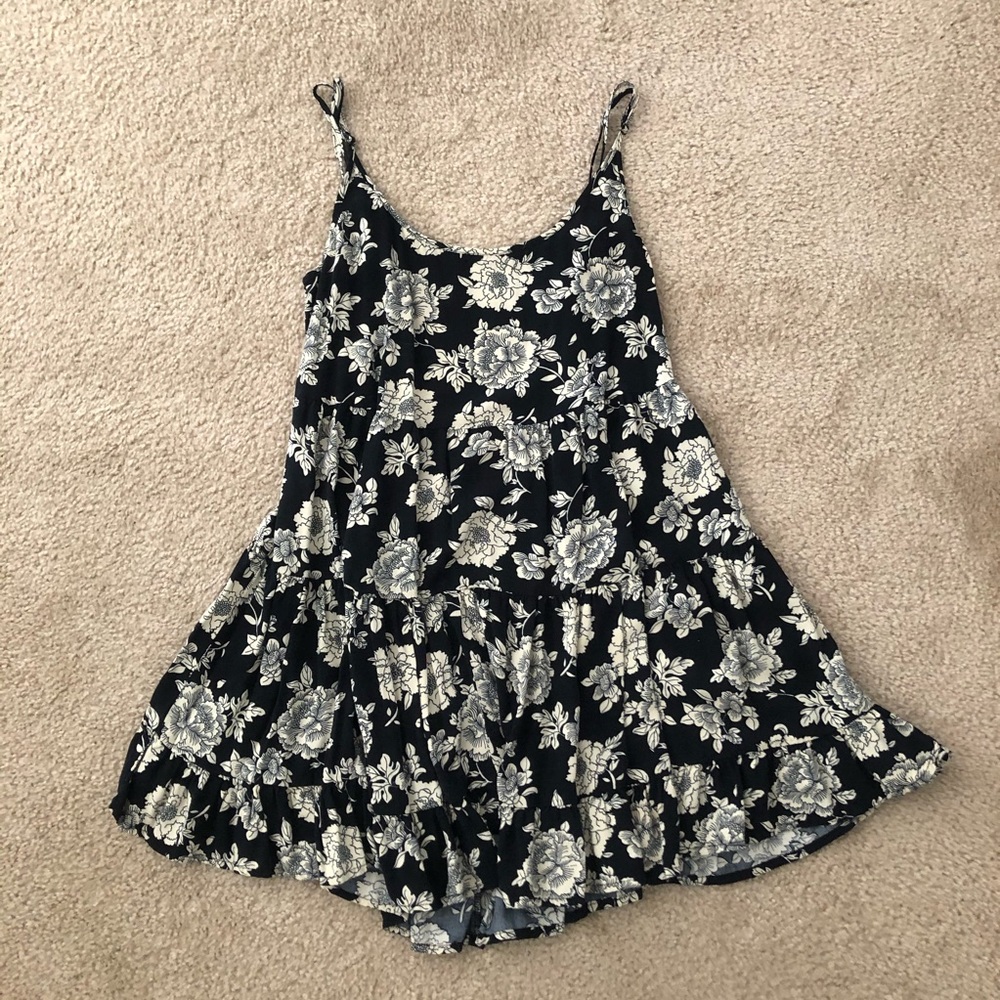 Brandy Melville Floral Babydoll Dress